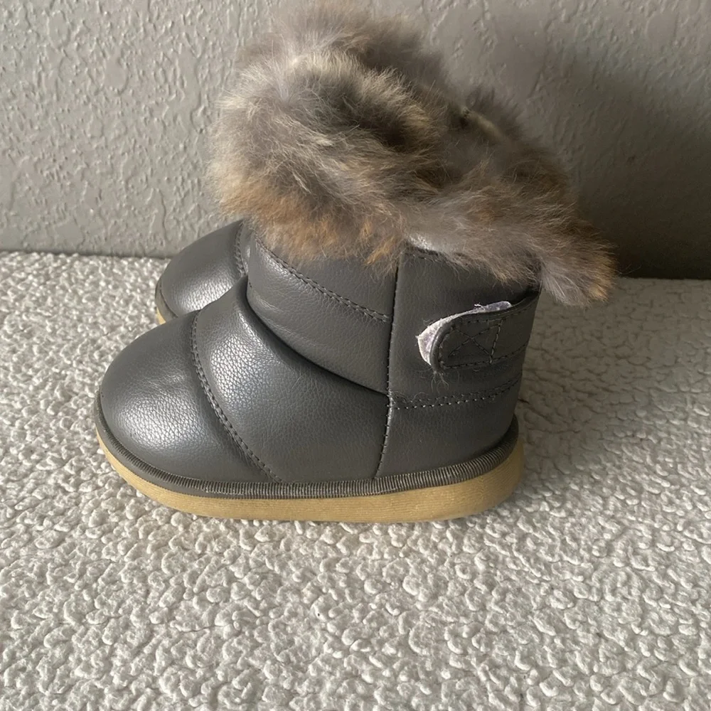 KVbabby Toddler boots Kids Snow Boots Girl's Warm Winter Boots